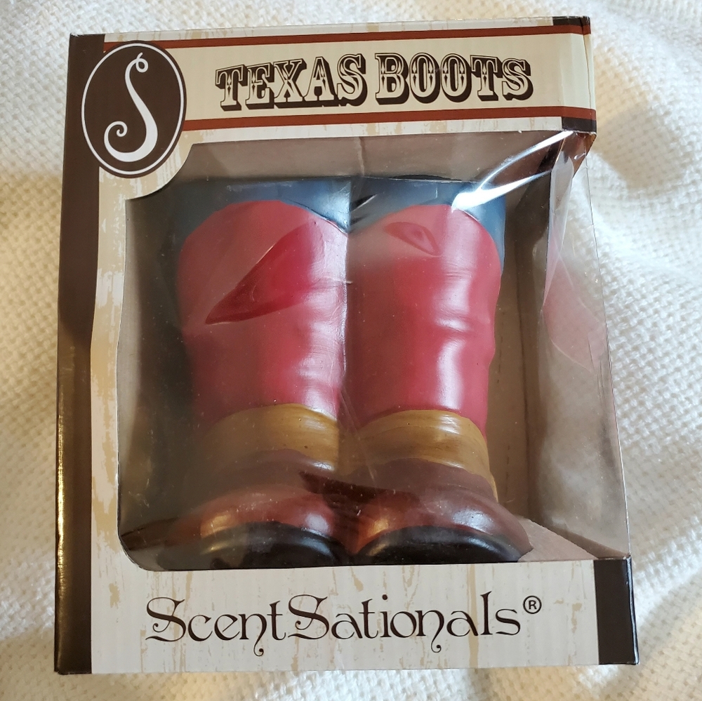 Scentsationals TEXAS BOOTS Candle Warmer New!